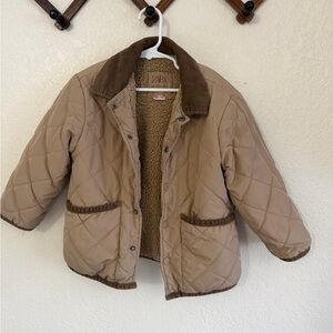 Zara Kids Tan Quilted Jacket